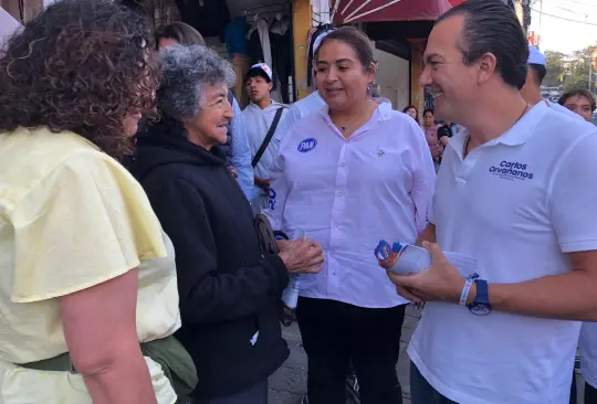 Carlos Orvañanos, candidato de la Alianza Va por la CDMX" en Cuajimalpa.