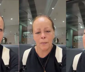 VIDEO "Los hijos se olvidan bien fácil de las madres": señora abandonada por su hija en aeropuerto