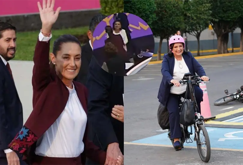 Tras ataques, Sheinbaum y G&aacute;lvez cierran debate con inesperado beso de despedida