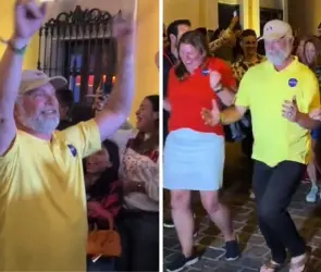 Científicos de la NASA reciben el eclipse solar en Mazatlán bailando al ritmo de banda