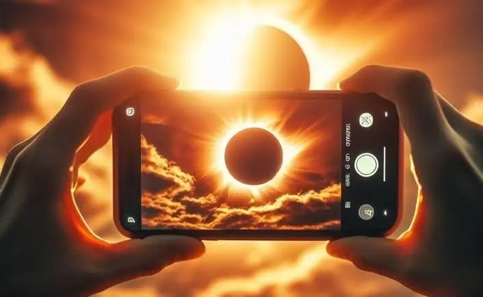 &iquest;Qu&eacute; le pasar&aacute; a mi celular si tom&eacute; fotos del eclipse sin filtros?