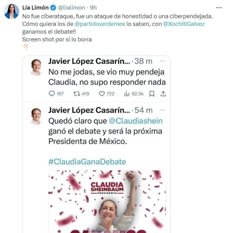 Candidato de Morena en Álvaro Obregón asegura ser Víctima de Hackeo tras insultos a Sheinbaum - Captura de pantalla