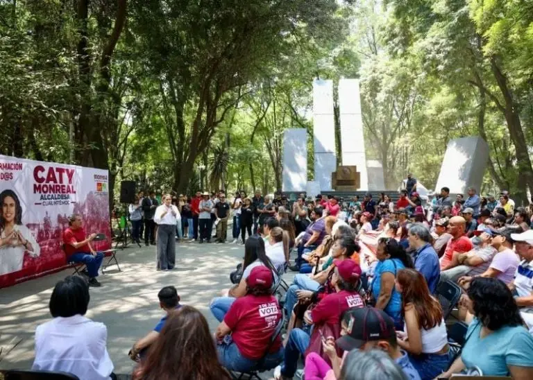 Caty Monreal lidera las encuestas en la carrera por la alcaldía Cuauhtémoc Créditos: X