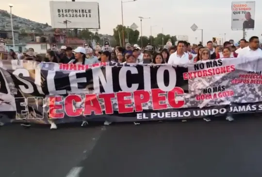 Marcha del Silencio en Ecatepec: más de 10 mil personas exigen alto a extorsión y violencia