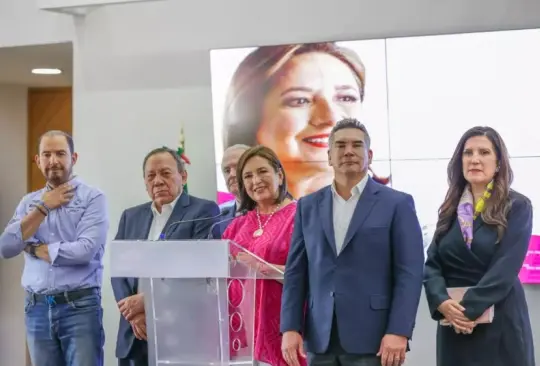 Xóchitl Gálvez, candidata de la alianza del PRI, PAN y PRD a la presidencia de México 