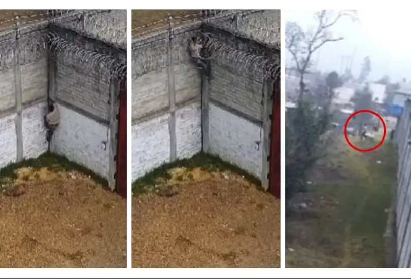 Filtran video de la fuga más absurda: reo a punto de ser liberado en Chiapas brinca la barda y escapa Filtran video de la fuga más absurda: reo a punto de ser liberado en Chiapas brinca la barda y escapa