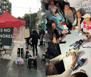 “Regresaremos mañana”: Vecinos de la Benito Juárez protestan por agua contaminada
