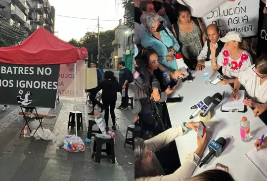 "Regresaremos mañana": Vecinos de la Benito Juárez protestan por agua contaminada