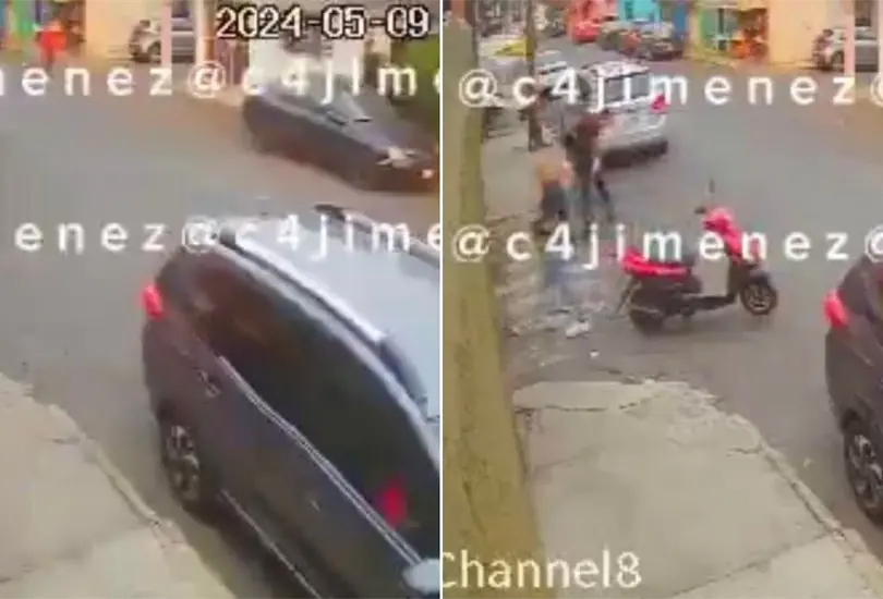 El video qued&oacute; grabado por c&aacute;maras pertenecientes a una casa