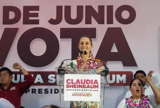 Claudia Shienbaum, candidata presidencial de la coalición Sigamos Haciendo Historia resalta la importancia de fortalecer las empresas nacionales en Veracruz.