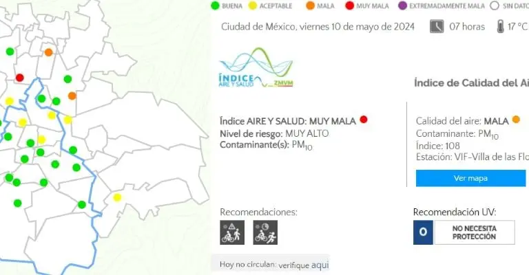 Hay altos niveles de contaminación en el Valle de México. Foto: especial.
