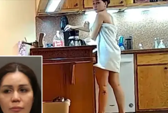 Una mujer fue sorprendida en video poniendo cloro al café de su esposo.