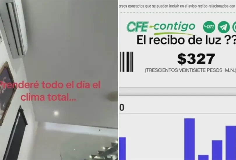 Hombre presume su recibo de luz Hombre presume su recibo de luz