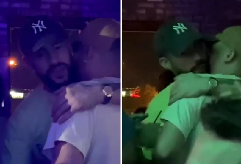 Captan a Bad Bunny con un hombre misterioso