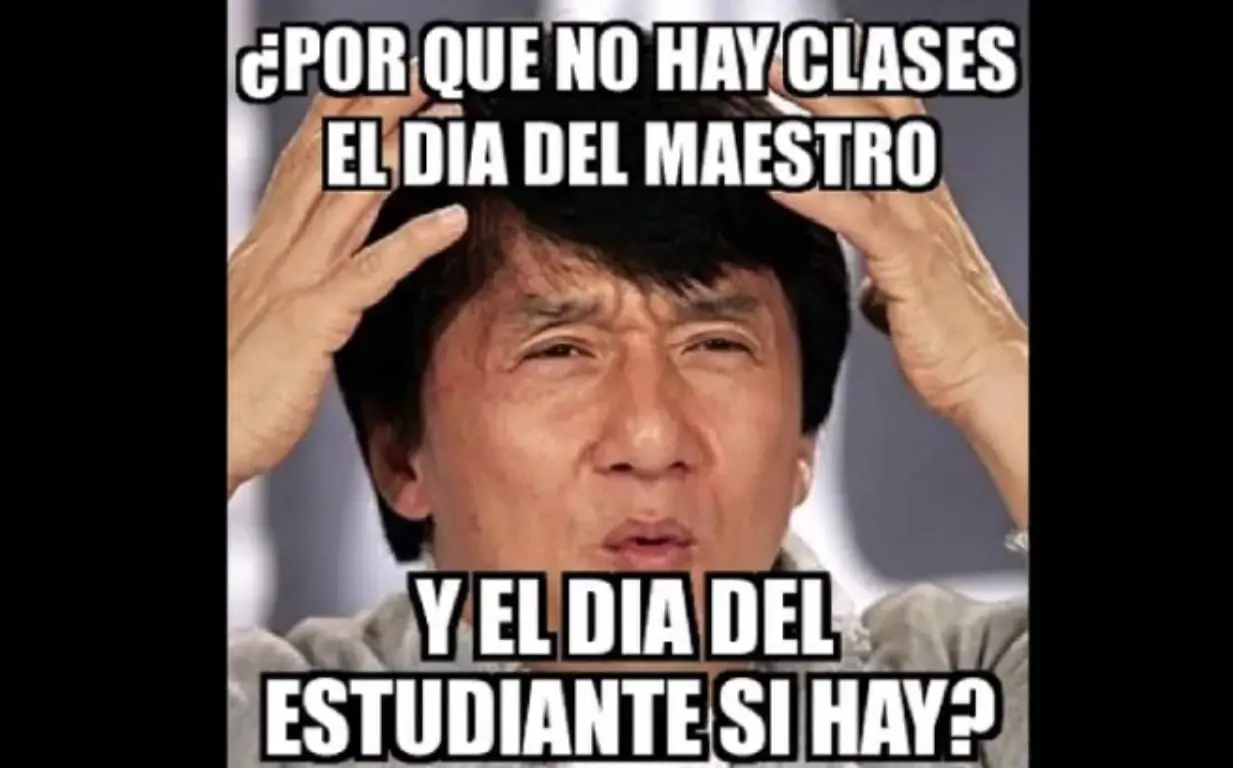 Mira los mejores memes del Día del Maestro.