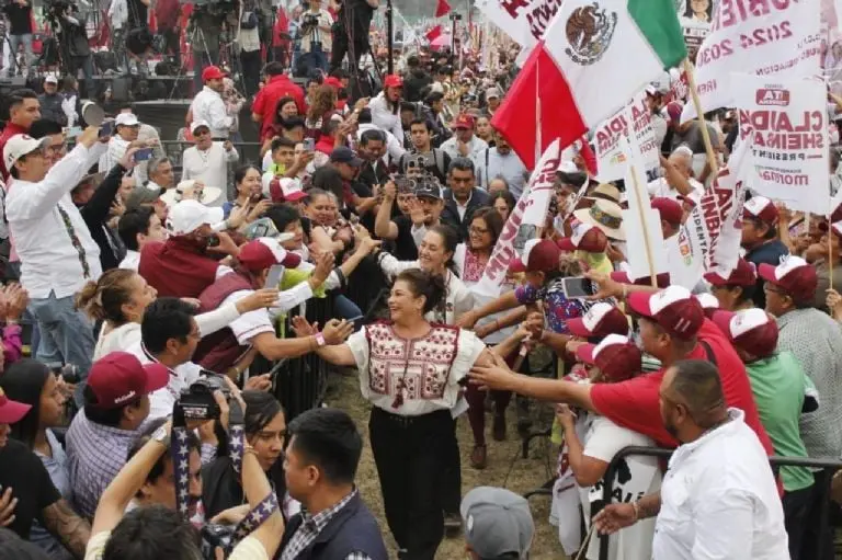 Clara Brugada insta a vecinos de Iztapalapa a votar masivamente - Cortesía