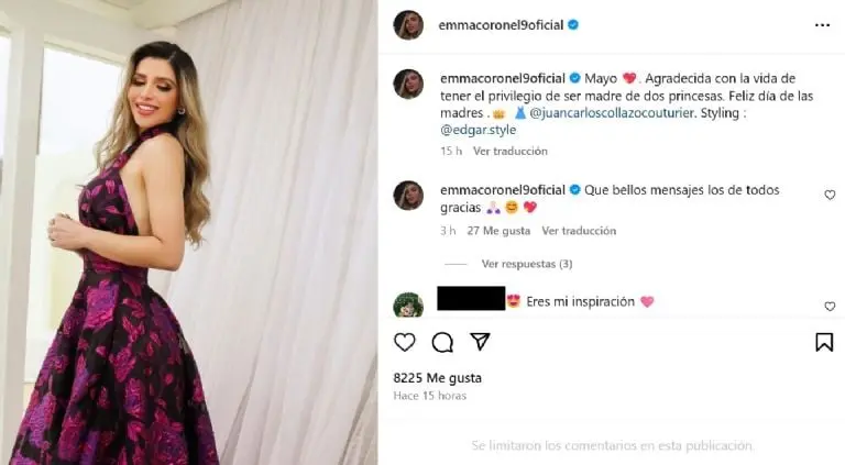 Reaparece Emma Coronel (Instagram)