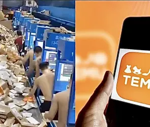 "Pobre gente": filtran VIDEO del interior de un almacén de Temu