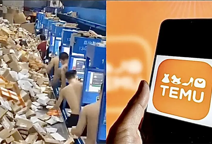 Pobre gente: filtran VIDEO del interior de un almac&eacute;n de Temu