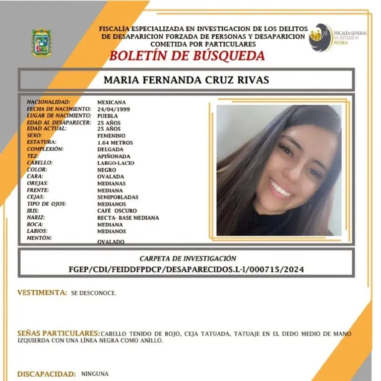 Desaparece familia poblana en Nuevo León- Fiscalía de Puebla