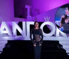 Captan en video el momento exacto en el que Galilea Montijo confunde el micrófono con cerveza