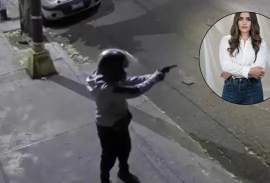 El momento fue captado por cámaras de seguridad del lugar