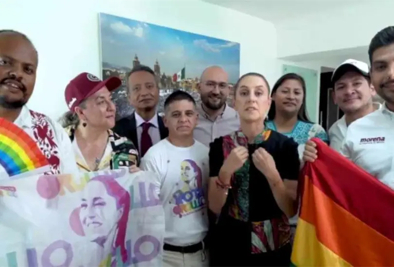 Acompa&ntilde;ada de otros morenistas, Claudia Sheinbaum lanz&oacute; un video a sus redes sociales difundiendo su apoyo a la comunidad LGBTQ+