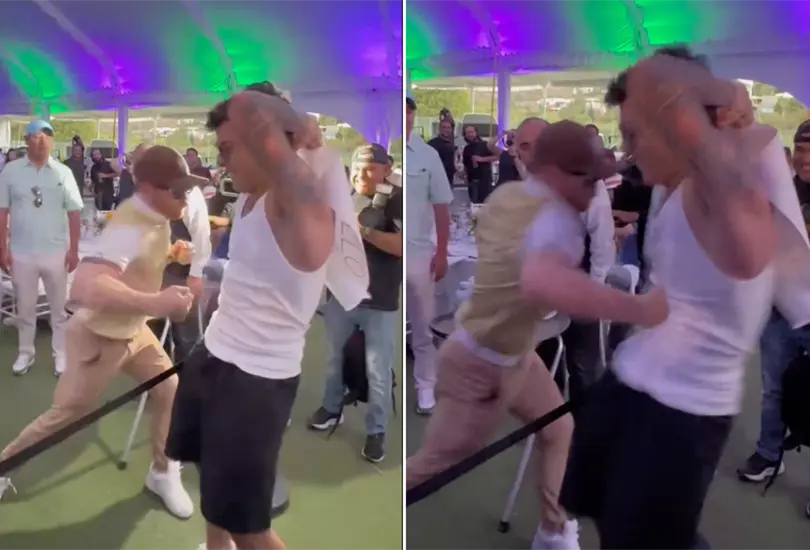 Canelo Álvarez golpea a influencer con un potente gancho al hígado para cumplir su sueño Canelo Álvarez golpea a influencer con un potente gancho al hígado para cumplir su sueño