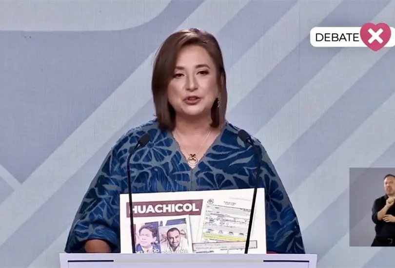 X&oacute;chitl G&aacute;lvez suelta bomba en pleno debate: Mario Delgado es investigado en EU por "huachicol fiscal"