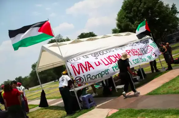 Diferencias en las protestas universitarias: Estados Unidos y M&eacute;xico se unen por Palestina Libre