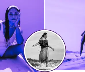 VIDEO | "Me hace sentir privilegiada": mexicana enamora al mundo surfeando en huipil