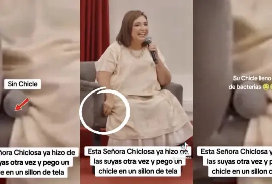 ¡Otra vez! Xóchitl Gálvez fue captada pegando su chicle durante reunión con intelectuales