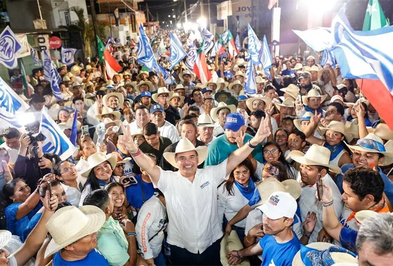 El candidato busca ganar la gobernatura las pr&oacute;ximas elecciones del 2 de junio.