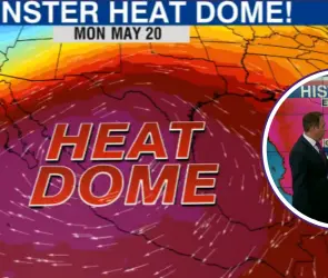 "Domo de calor monstruoso": noticieros de EEUU están impresionados por las altas temperaturas en México