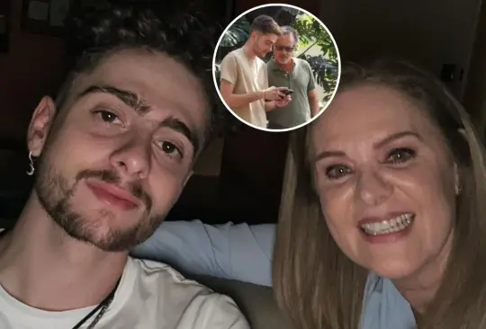 La reacción de Erika Buenfil a las fotos de su hijo con Ernesto Zedillo Jr. 