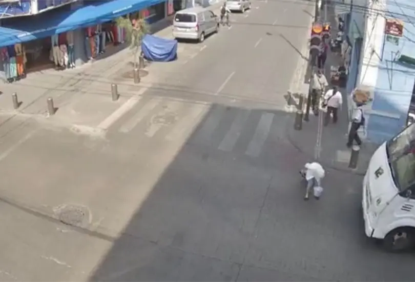 En el video que se subió a redes se puede apreciar el momento exacto de la tragedia En el video que se subió a redes se puede apreciar el momento exacto de la tragedia