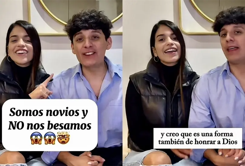 Amor en tiempos modernos: pareja evita besarse para evitar la tentaci&oacute;n del pecado hasta el matrimonio