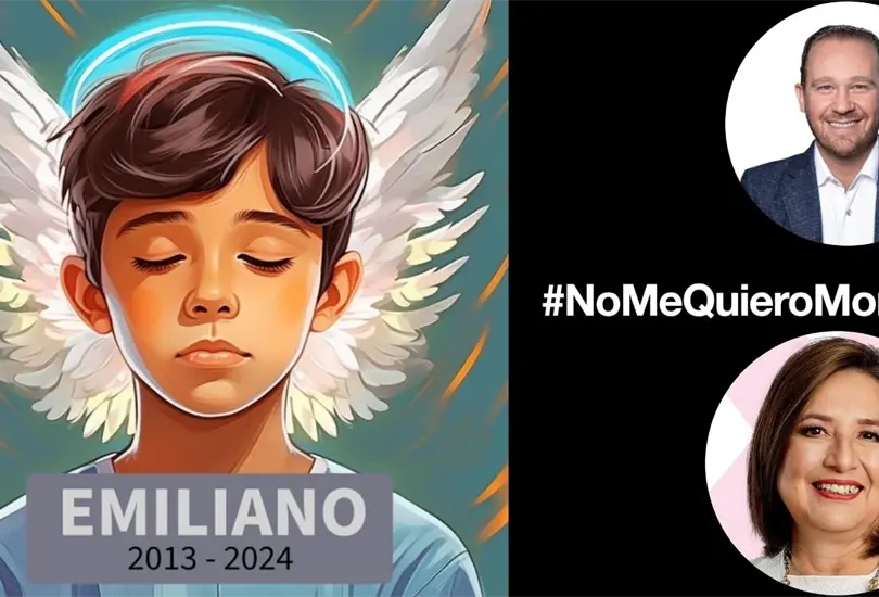 Emiliano sali&oacute; de la casa de su abuela sin saber lo que le esperaba, en redes criticaron a los pol&iacute;ticos del PAN, PRI, PRD