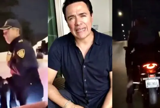 La odisea de Gustavo Ángel: el vocalista de Los Temerarios se viste de policía para llegar a su concierto