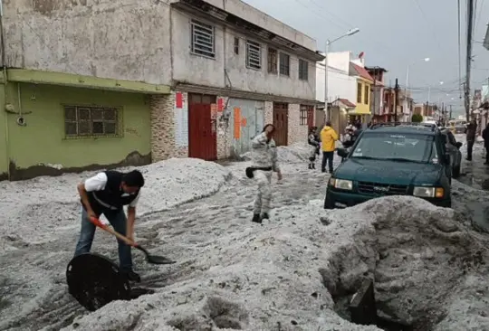 Vecinos se sumaron para despejar las calles