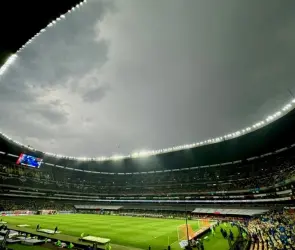 Diluvio en el Estadio Azteca: las impactantes imágenes de la tromba que provocó la suspensión de la final América vs. Cruz Azul