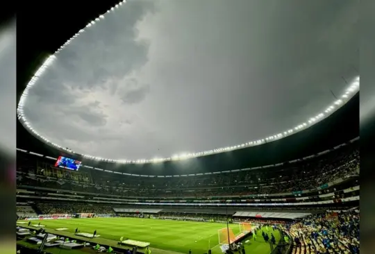 Diluvio en el Estadio Azteca: las impactantes imágenes de la tromba que provocó la suspensión de la final América vs. Cruz Azul