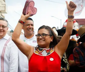 Aleida Alavez asegura que ganará Iztapalapa con una victoria contundente en cierre de campaña