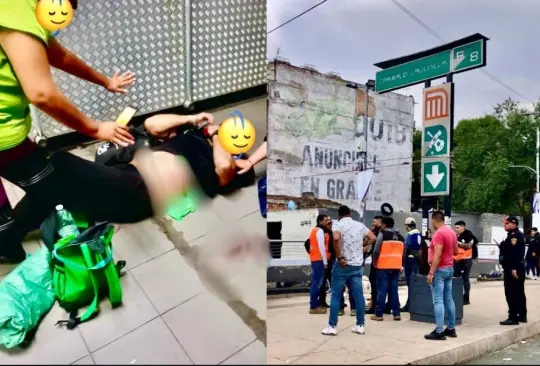 Terror en el Metro: Joven es baleado en las escaleras de la estación Garibaldi en CDMX