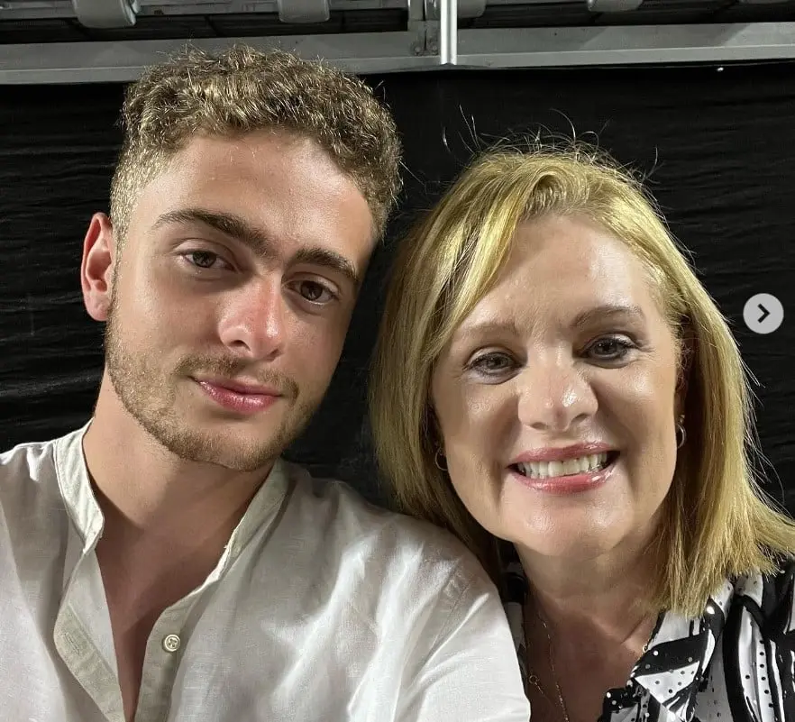 Erika Buenfil con Ernesto Zedillo Jr.