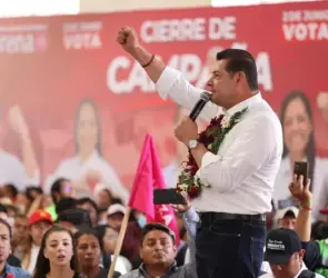 Armenta promete gobierno humanista en cierre de campaña en Atlixco