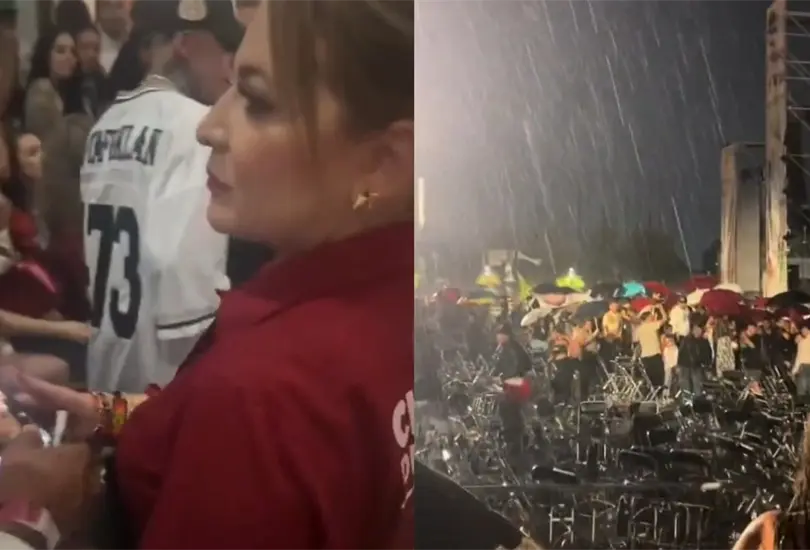 Delgadillo cancel&oacute; el concierto de Santa Fe Klan y Gabito Ballesteros, pero arm&oacute; una fiesta VIP con su equipo, desatando una ola de cr&iacute;ticas 