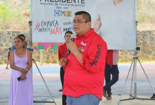 José Alfredo Cabrera, candidato del PRI-PAN-PRD a la presidencia municipal de Coyuca de Benítez, fue asesinado a balazos durante su cierre de campaña