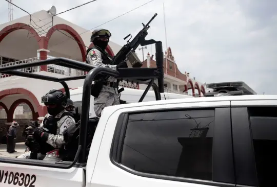 Guardia Nacional ayudó contó con la participación de varios elementos en el cateo. Foto Ilustrativa