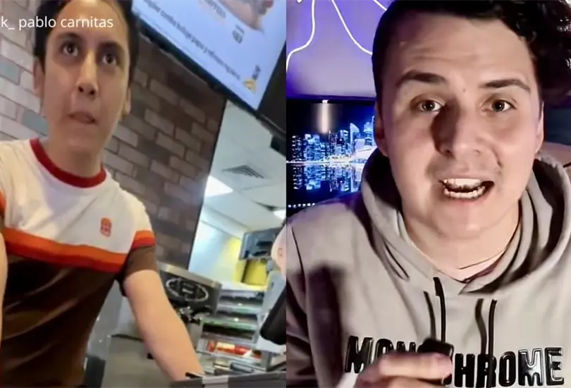 VIDEO | Empleado de Burger King llama muerto de hambre a cliente por pedir promoci&oacute;n del D&iacute;a de la Hamburguesa